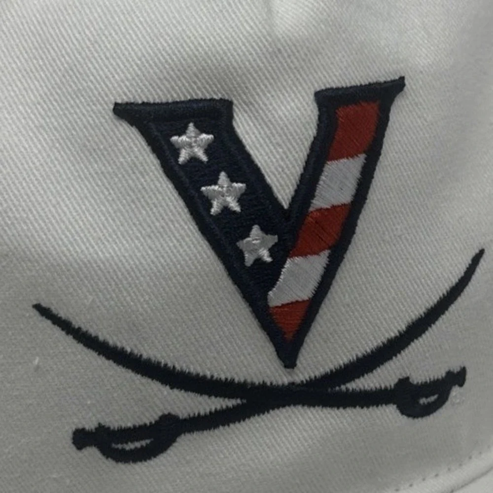 NWT '47 Brand Hitch Virginia Cavaliers UVA Hat White Snapback Stars Stripes